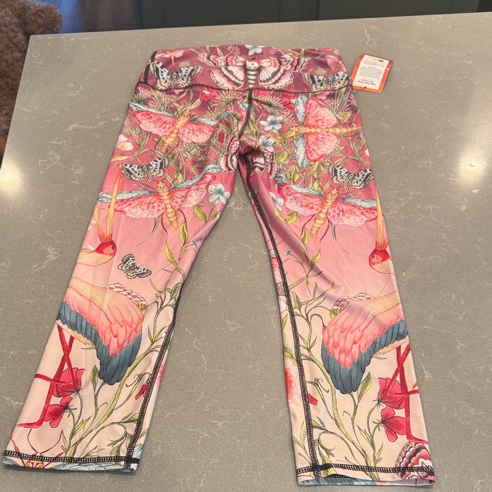 Vibrant Nature-Inspired Women's Leggings - Picture 6 of 6